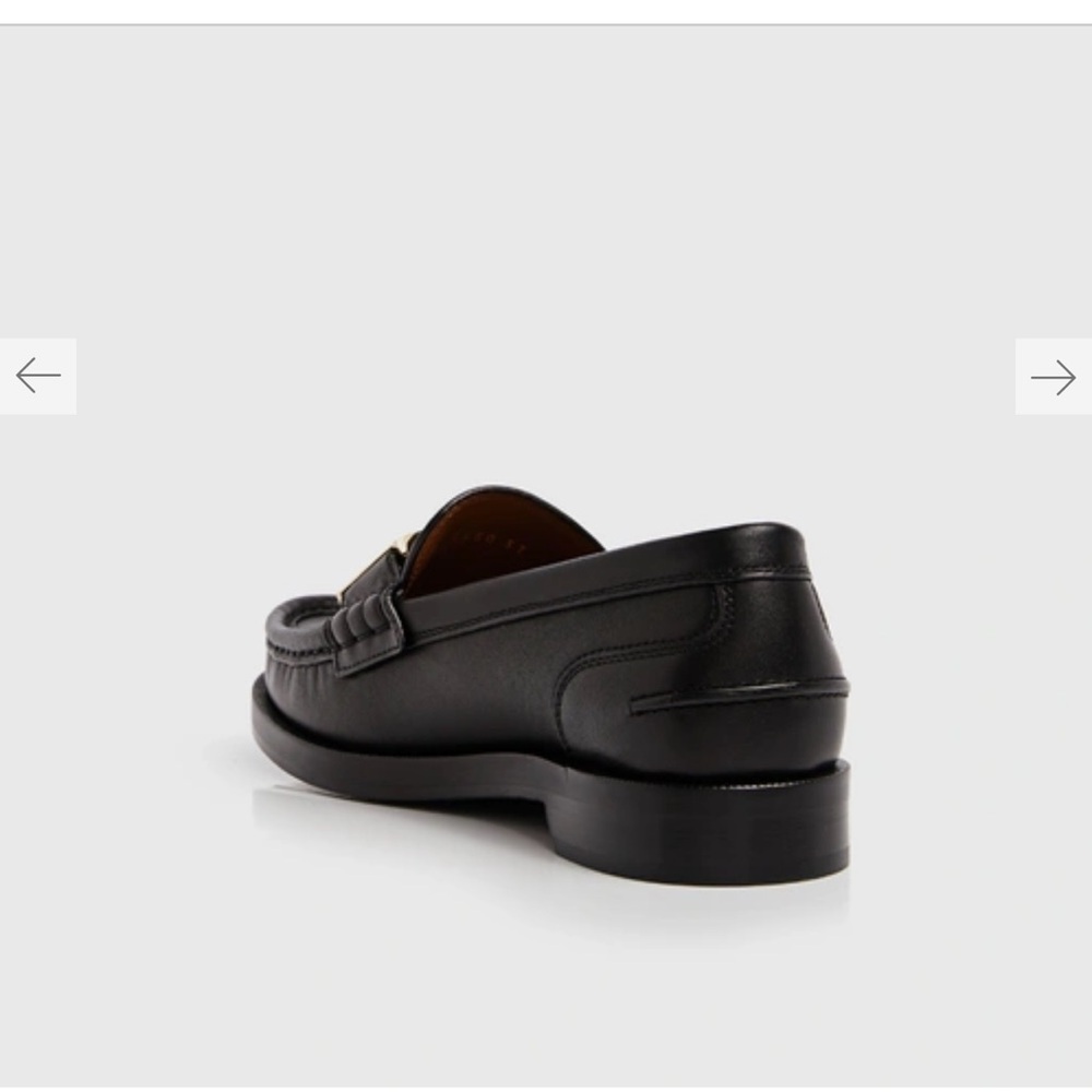 FENDI  Baguette Calfleather Loafers - Picture 5 of 10